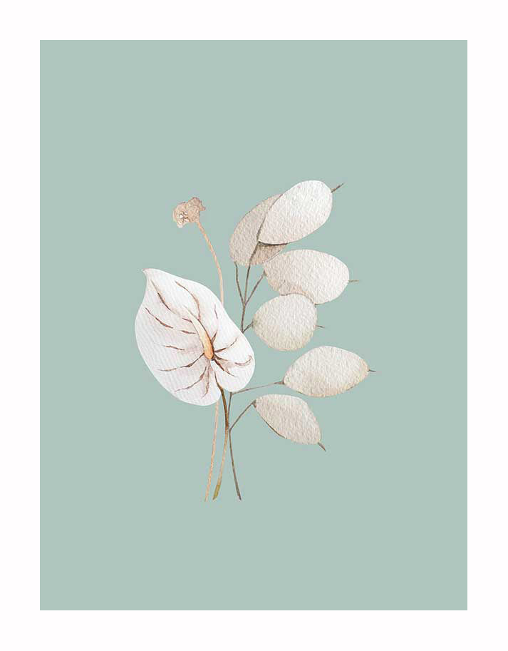 Mint Anthurium II Unframed Art Print