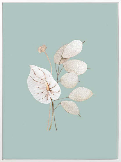 Mint Anthurium II Canvas Art Print