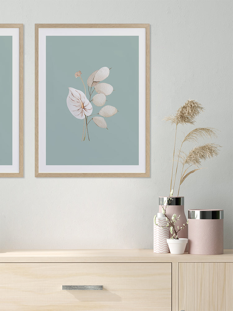 Mint Anthurium II Poster Framed Art Print | Lifestyle