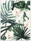 Tropical Leaves Green I Canvas Art Print