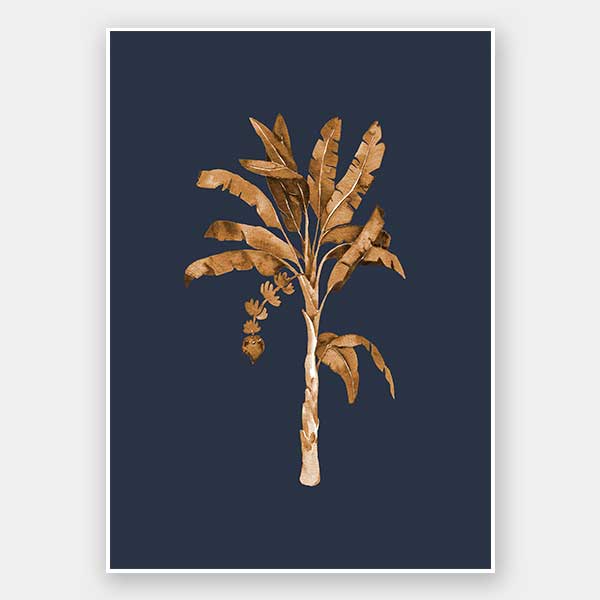 Golden Palm I Unframed Art Print