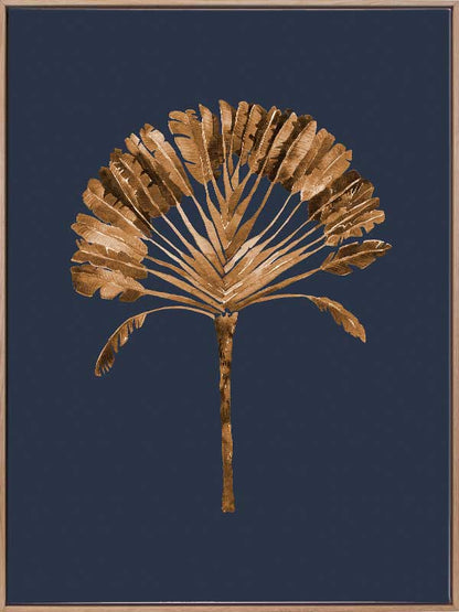 Golden Palm II Canvas Art Print