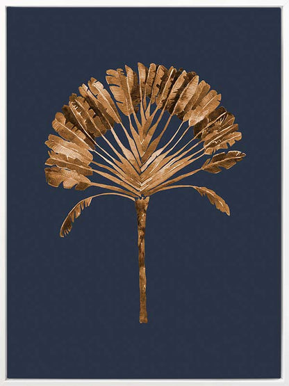 Golden Palm II Canvas Art Print