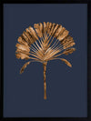 Golden Palm II Poster Framed Art Print