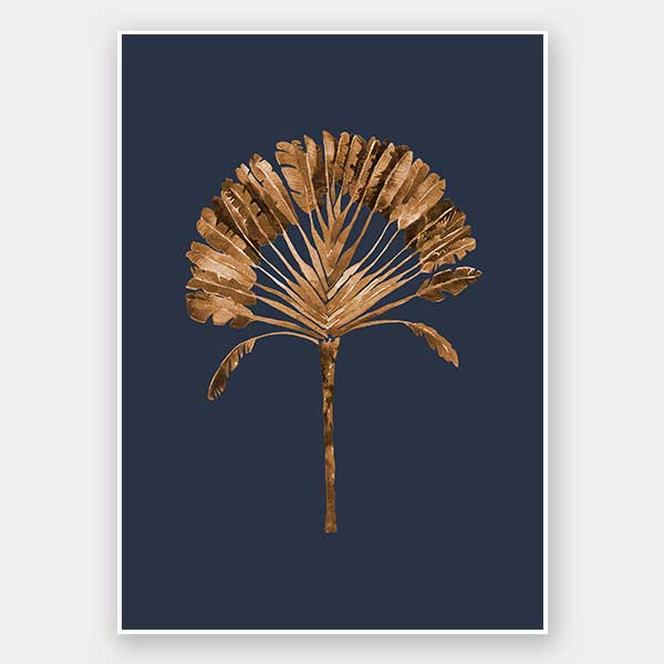 Golden Palm II Unframed Art Print