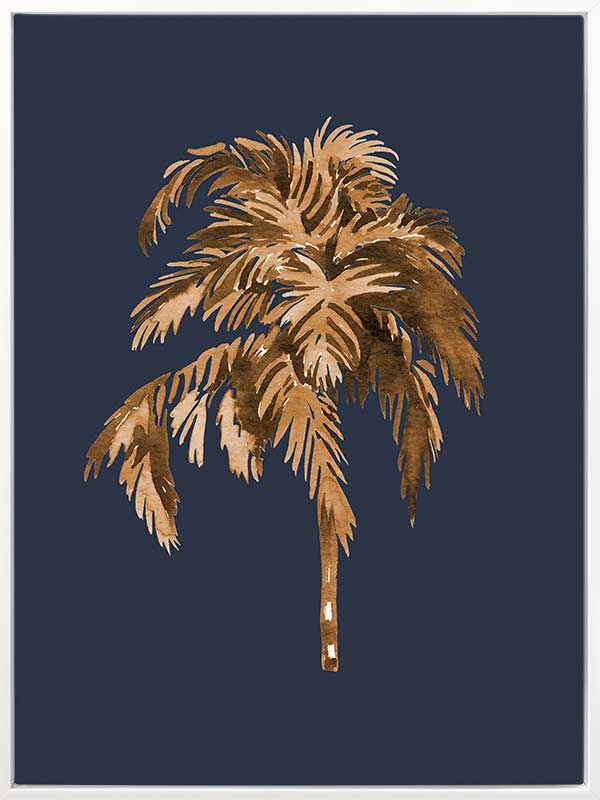 Golden Palm III Canvas Art Print