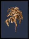 Golden Palm III Poster Framed Art Print