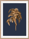 Golden Palm III Poster Framed Art Print