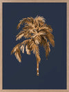 Golden Palm III Poster Framed Art Print