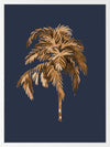Golden Palm III Poster Framed Art Print