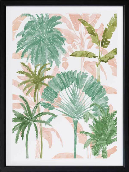 Exotic Palms II Poster