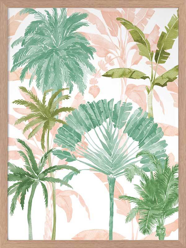 Exotic Palms II Poster