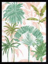 Exotic Palms II Poster Framed Art Print