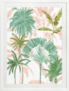 Exotic Palms II Poster Framed Art Print