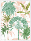 Exotic Palms II Poster Framed Art Print