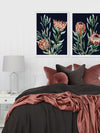 Dark Proteas II Poster Framed Art Print | Lifestyle