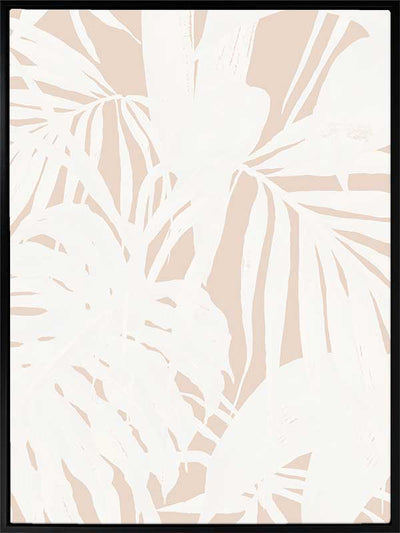 Neutral Palms I Canvas Art Print