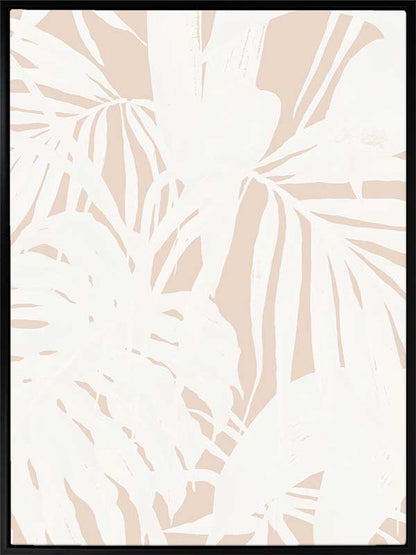 Neutral Palms I Canvas Art Print