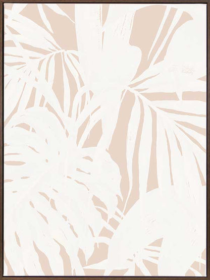 Neutral Palms I Canvas Art Print