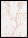 Neutral Palms I Poster Framed Art Print