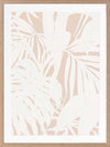 Neutral Palms I Poster Framed Art Print