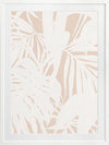 Neutral Palms I Poster Framed Art Print