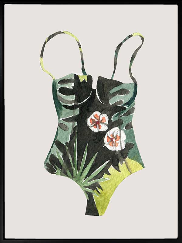 Swimsuit I Canvas Art Print