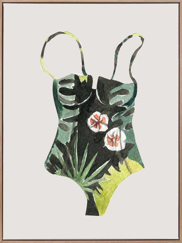 Swimsuit I Canvas Art Print