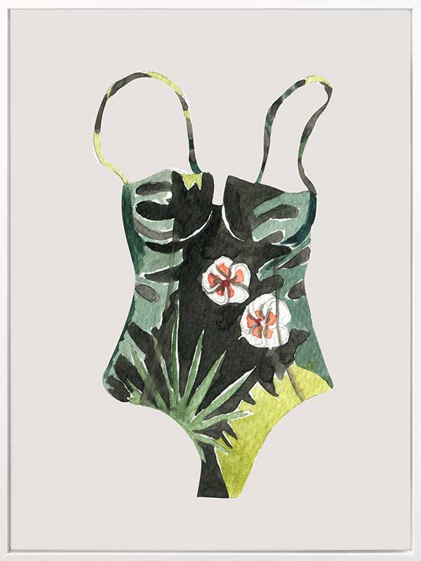 Swimsuit I Canvas Art Print