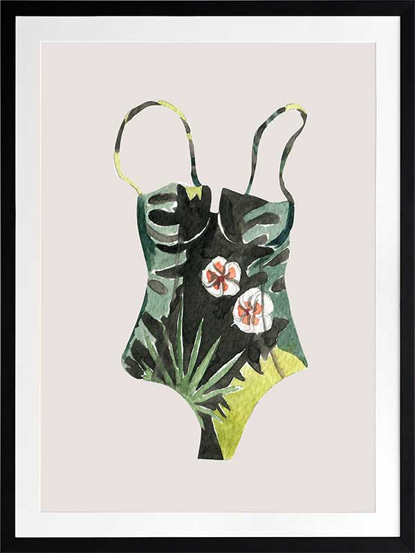 Swimsuit I Poster Framed Art Print