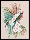 Parrot Oasis Poster Framed Art Print
