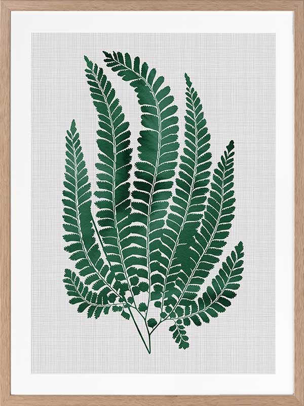 Maple Green Poster Framed Art Print