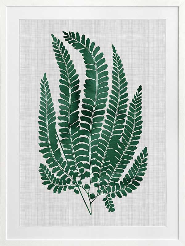 Maple Green Poster Framed Art Print