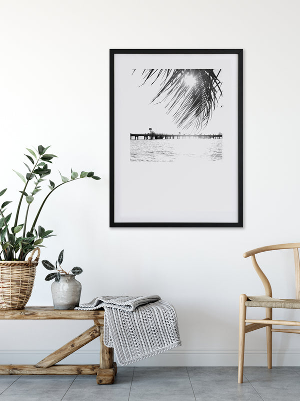 Palm Cove I Poster Framed Art Print | Lifestyle