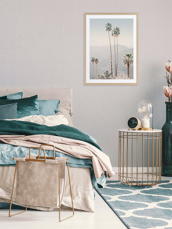 Palm Springs II Poster Framed Art Print | Lifestyle