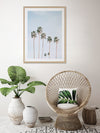 Desert Palms Poster Framed Art Print | Lifestyle