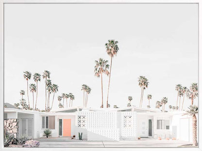 Palm Springs House Canvas Art Print