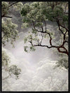 Misty Gum Trees Canvas Art Print