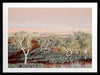 Pilbara Poster Framed Art Print