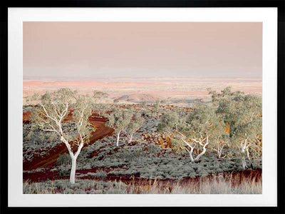 Pilbara Poster Framed Art Print