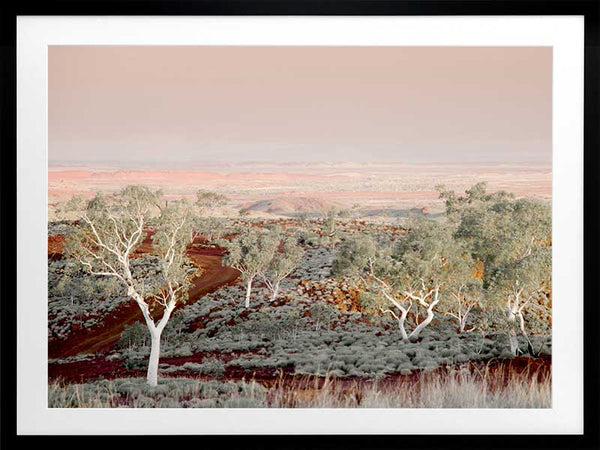 Pilbara Poster Framed Art Print