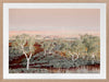 Pilbara Poster Framed Art Print