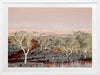 Pilbara Poster Framed Art Print