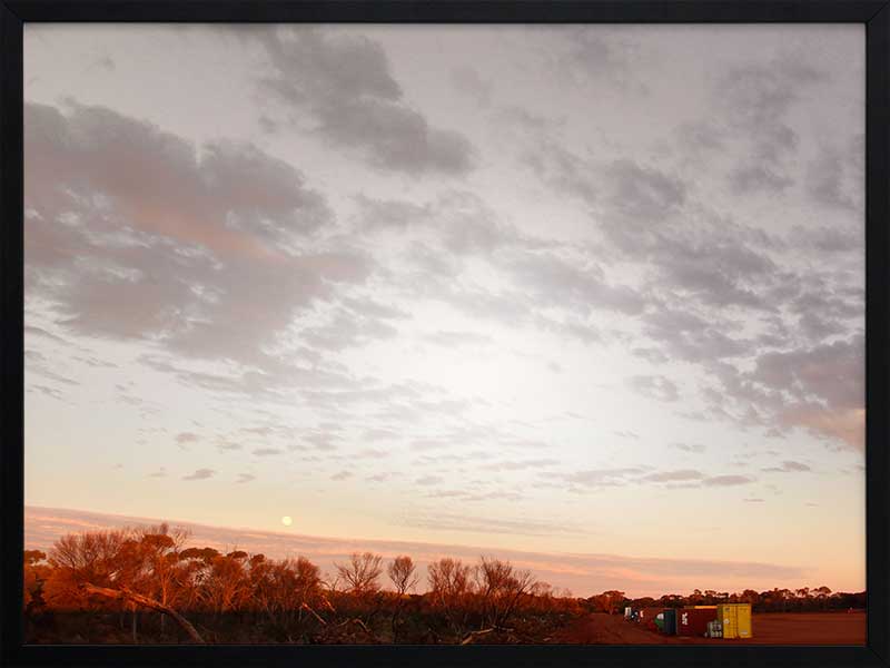 Australian Outback Poster Framed Art Print
