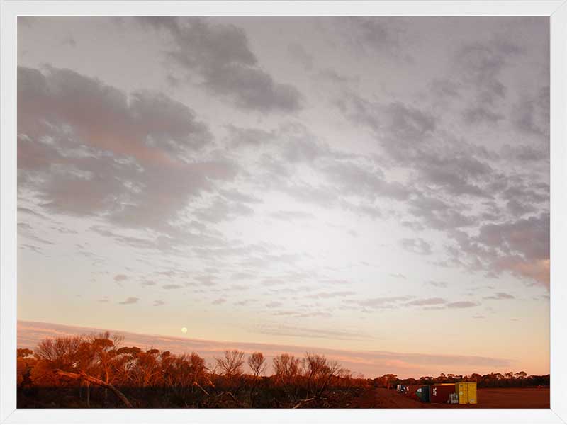 Australian Outback Poster Framed Art Print