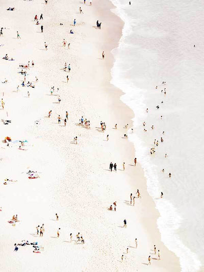 Bleached Beach Unframed Art Print