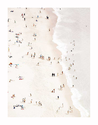 Bleached Beach Unframed Art Print