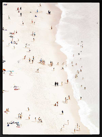 Bleached Beach Canvas Art Print