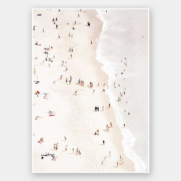 Bleached Beach Unframed Art Print