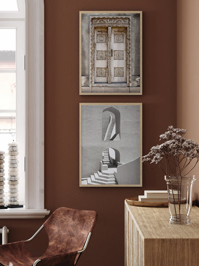 Marrakech Door Poster Framed Art Print | Lifestyle